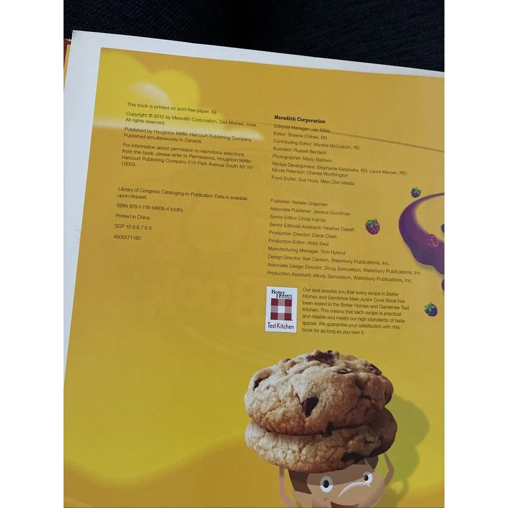 New Junior Cookbook by Better Homes and Gardens Books Staff (2012, Spiral)